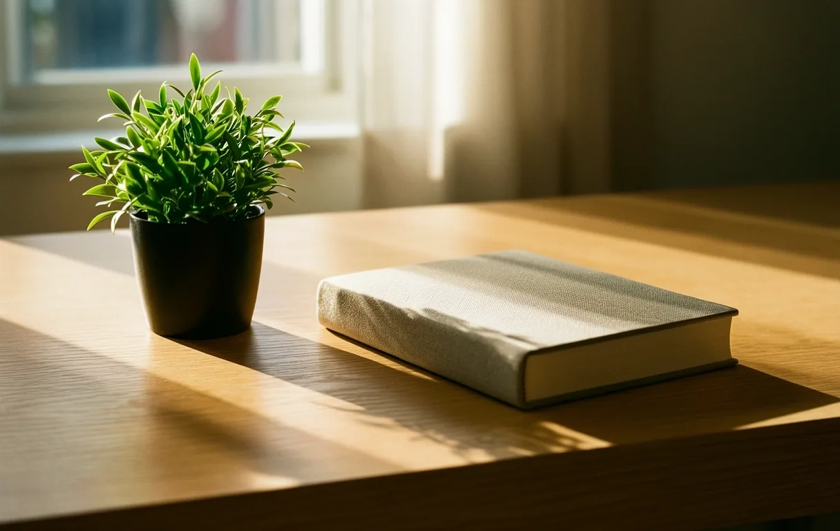 Minimalist workspace clarity